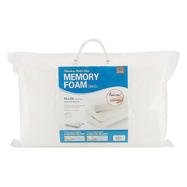 Gối Memory Foam 50D Cong 50*30*10Cm