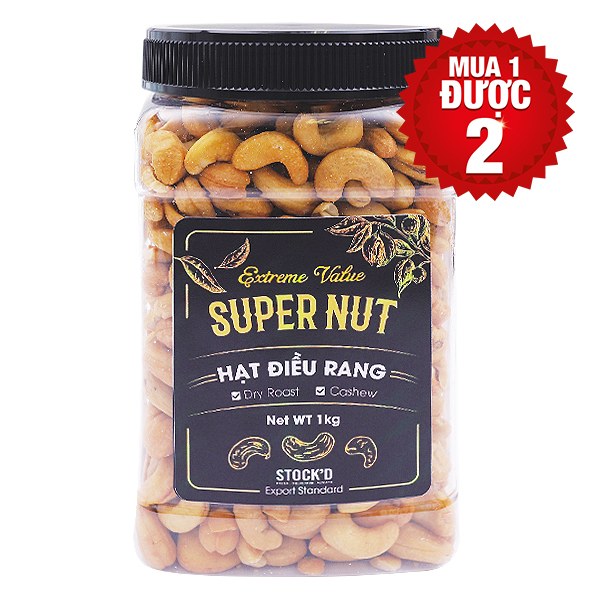 Hạt Điều Rang Super Nut Hũ 1Kg