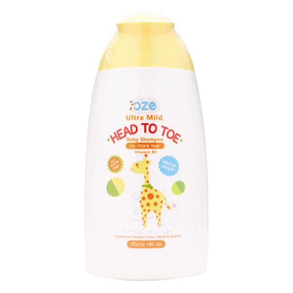 Sữa Tắm Gội Trẻ Em Oze Vitamin B5 Chai 180Ml