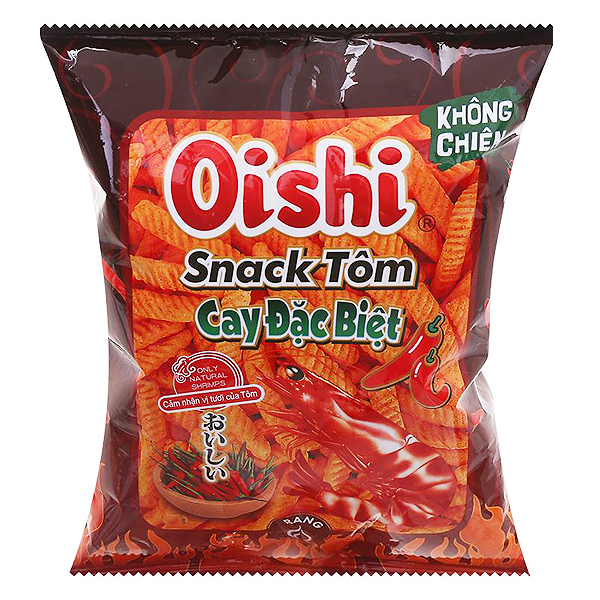 Snack Oishi Tôm Cay Đặc Biệt 35G