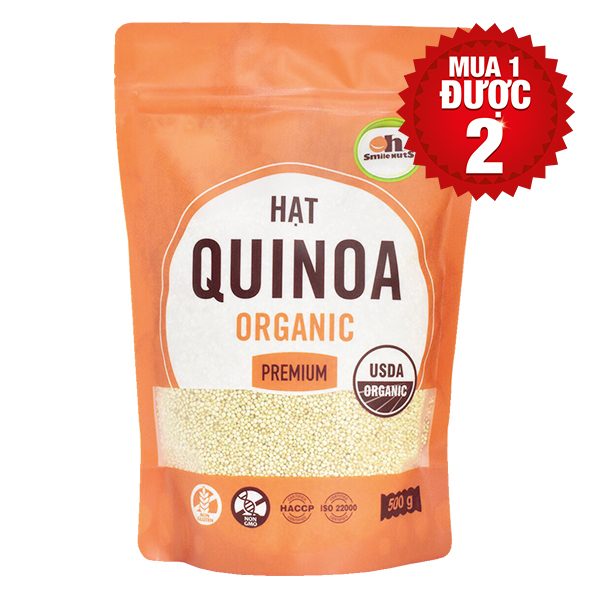 Hạt Quinoa (Diêm Mạch) Organic Peru Oh Smile Nuts Túi 500G